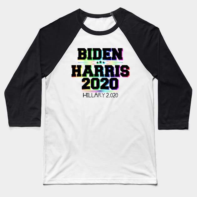 Biden Harris Political Satire Campaign Baseball T-Shirt by CharJens